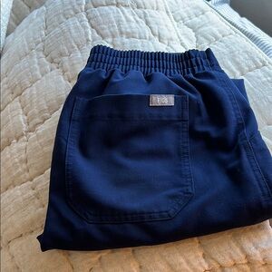 Figs Navy Blue Scrub Pants